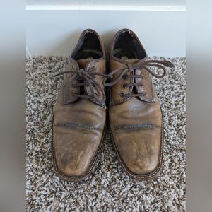 Steve Madden Brown, Leather Dress shoes, Size: Men's 8